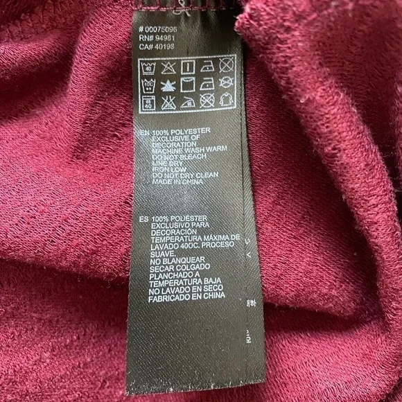 F21 Red Ribbed Dress - Picture 9 of 9